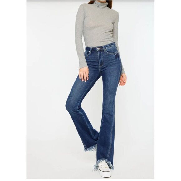 Kancan Brooklyn High Rise Bootcut Jeans Size 7/27 - Picture 1 of 15